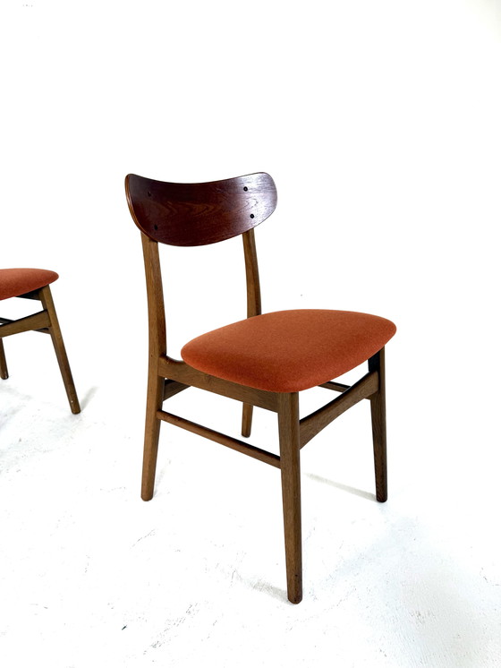 Image 1 of 4x gerestaureerde eetkamerstoel, Farstrup Møbler ‘60