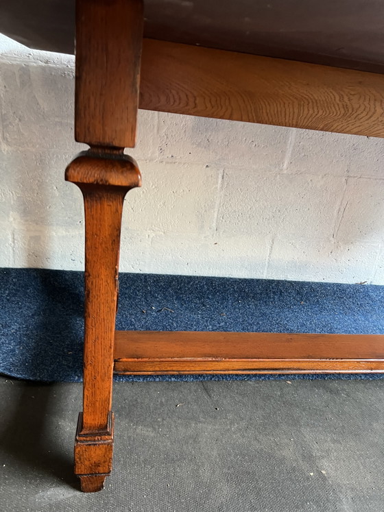 Cherry wood Art Nouveau RAC Royal antique dining table (photo 6 of 12)