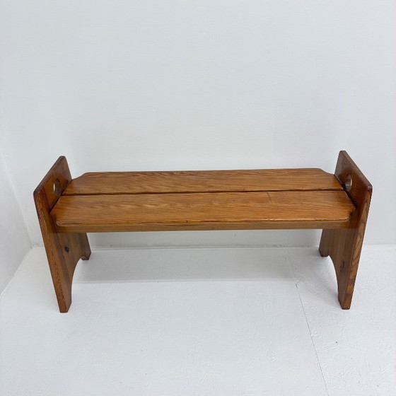 Image 1 of Banco de estilo moderno de mediados de siglo, diseñado por Gilbert Marklund para Furusnickarn AB en la década de 1960.