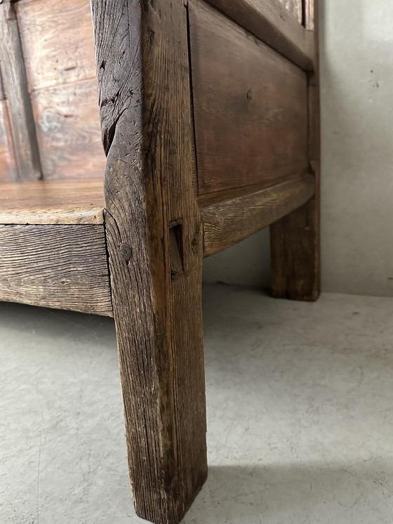 Image 1 of Antica panca spagnola - XIX secolo