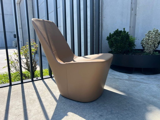 Vitra Monopod Ledersessel