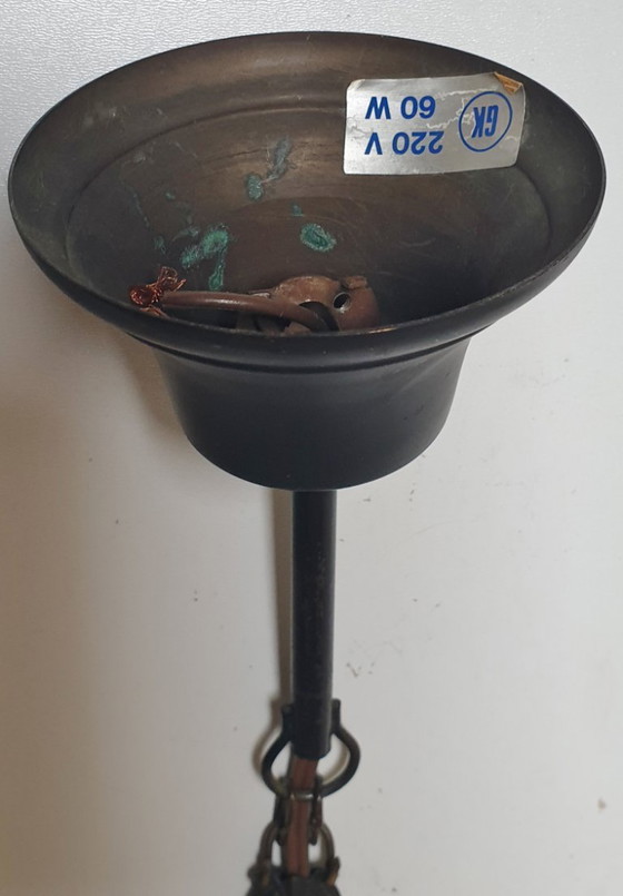 Image 1 of Unique Art Deco pendant lamp from the 1930s.