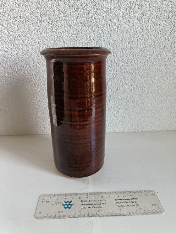 Vaso Vintage in Ceramica d'Atelier Joop Beekwilder, De Ronding, Intatto – Vasi (photo 2 of 8)