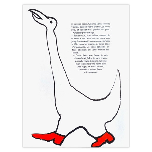 Alexandre CALDER DLM221 - La oruga, litografía, 1976