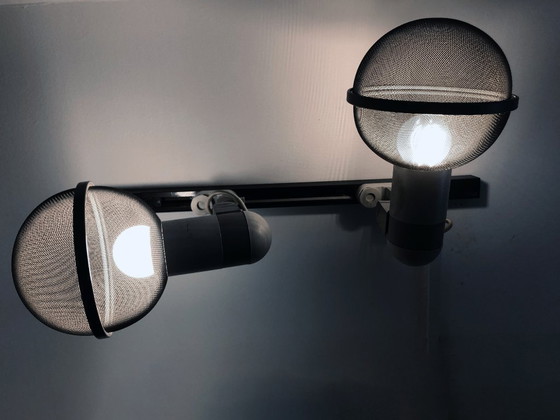 Image 1 of Vintage Ceiling Rail Fixture - Micro Pin Spots - Roger Tallon - Erco - 1975