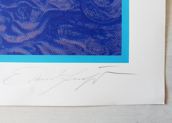 Image 1 of Ernst Fuchs - "Kopf eines Cherub" - Auflage 200 - Signiert - Nummeriert - (64,5 x 50 cm)