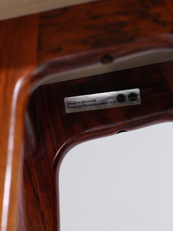 Image 1 of 2x Barhocker Erik Buch OD61 Palisanderholz Dänisch 1960er Jahre