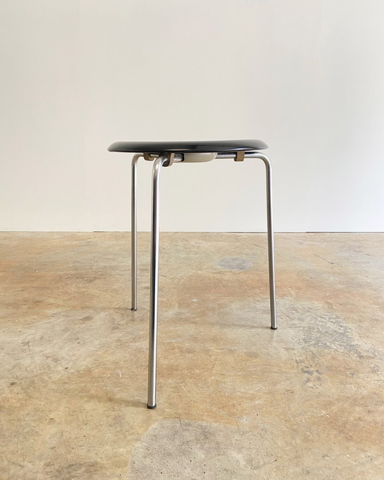 Image 1 of Fritz Hansen Dot Stool By Arne Jacobsen