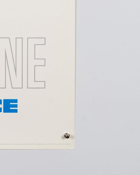 Air France Allemagne – 1971 Affiche de voyage vintage originale de Raymond Pagès – Style moderne du milieu du (photo 7 of 8)