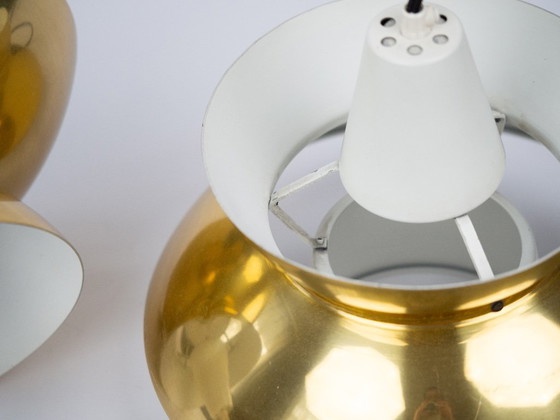 Image 1 of Paire de suspensions vintage danoises Doo Wop par Henning Klok, Louis Poulsen, années 1950