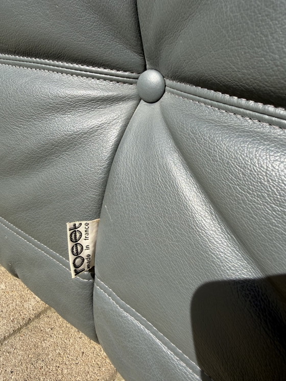 Image 1 of Ligne Roset Togo 100% auténtico, 3 oz y 2 oz en piel gris.