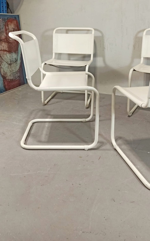 4 x Mart Stam Design Esszimmerstühle