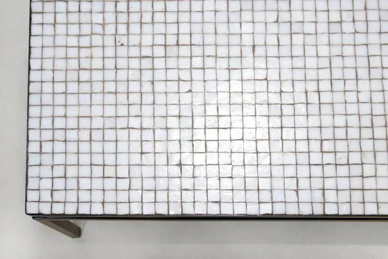 Mesa de centro de mosaico modernista holandesa de la década de 1950. – Mesas de centro, Metal, Bauhaus (photo 5 of 6)
