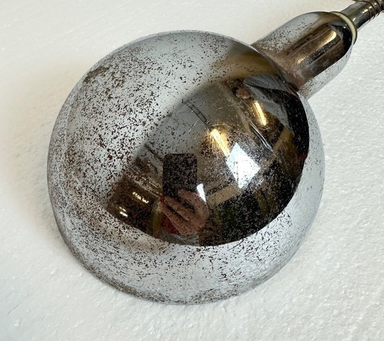 Image 1 of Vintage Chrome Italian Gooseneck Table Lamp, 1960s