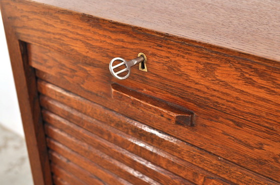 Image 1 of Armario Art Déco con puertas enrollables, década de 1930