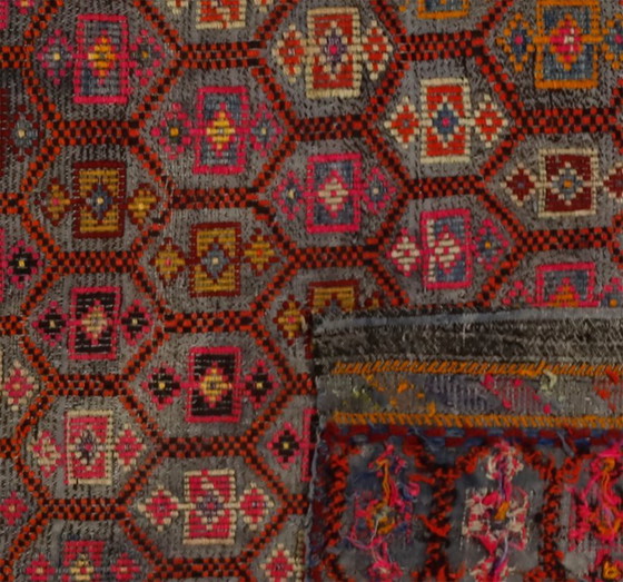 Vintage Anatolian Yoruk Kilim 277 × 156 cm – Handwoven Wool Rug – Rugs & carpets (photo 11 of 11)