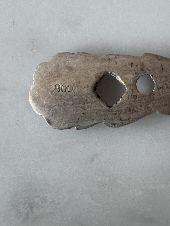 Image 1 of 17 Vintage 800 Silver Dessert Forks & Spoons – 250g