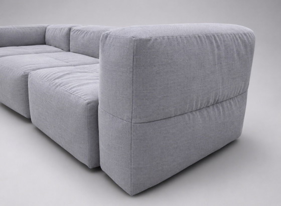 Image 1 of Viccarbe Savina 3-delige modulaire bank van Victor Carrasco in Kvadrat Steelcut Trio Mist Grey.