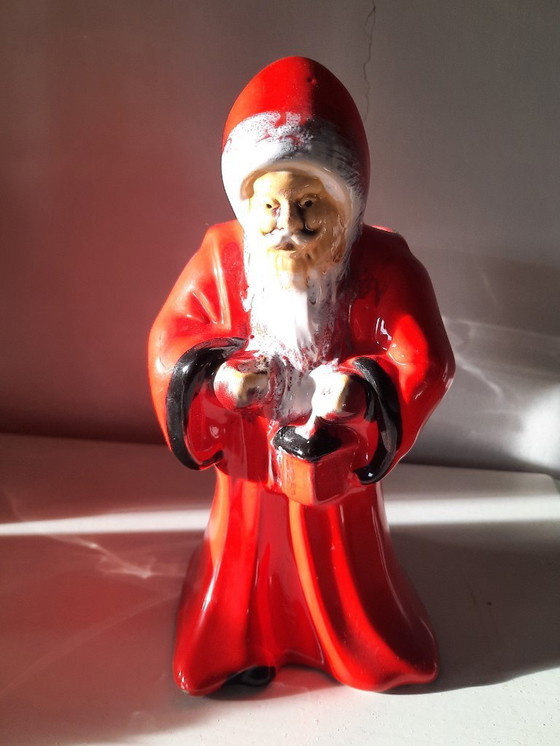 Image 1 of Vintage Candy Container Santa Claus (J.M. Radureau, Vallauris)