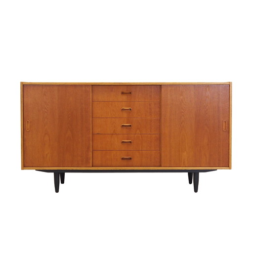 Buffet en chêne, Design danois, 1960S, Production : Danemark