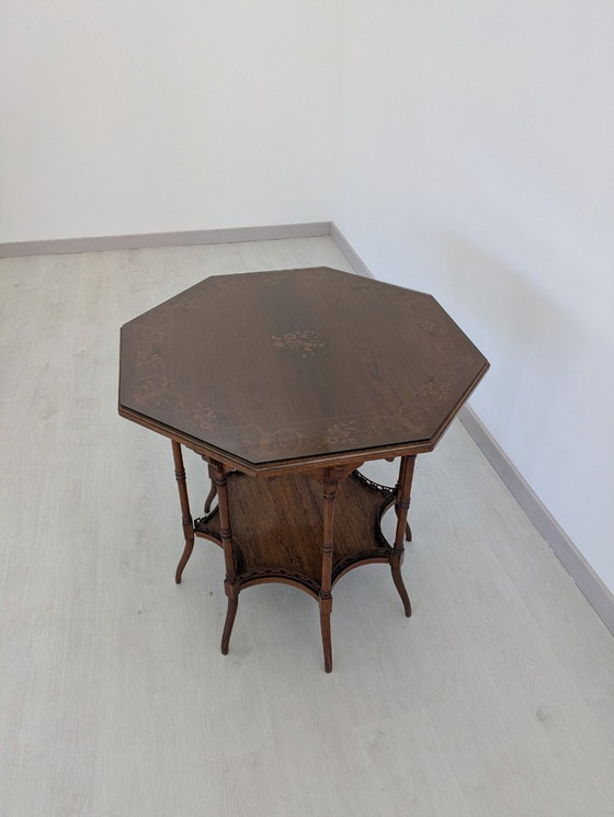 Image 1 of Coffee Table - Smoked - Octagonal Orientalism Sidetable