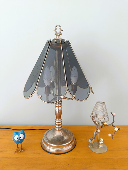 Tiffany-style table lamp