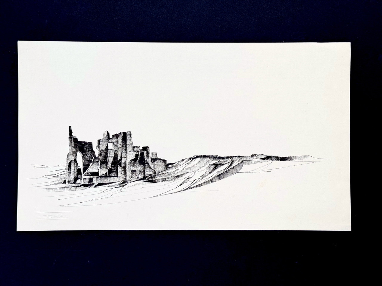 Eugène Eechaut (1928-2019) - Landscape in Ink (1970)