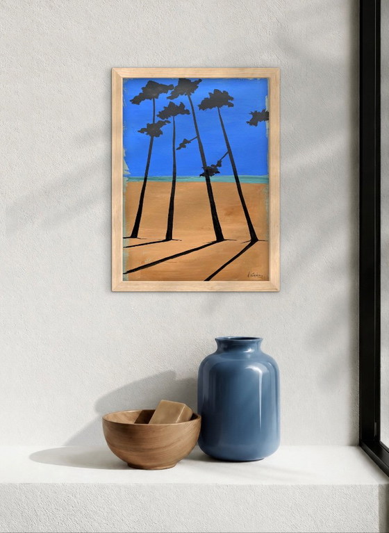 Framed Acrylic 40x30cm – Paintings & Drawings, Paper (photo 2 of 6)