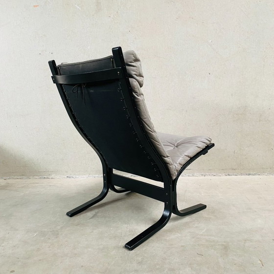 Grijze Leren Siesta Lounge Chair van Ingmar Relling voor Westnofa, Noorwegen, 1960 – Fauteuils, Leather, Wood (photo 5 of 8)