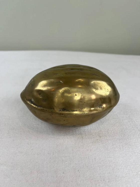 Vecchia noce in ottone – Ciotole, Brass, Vintage (photo 2 of 9)