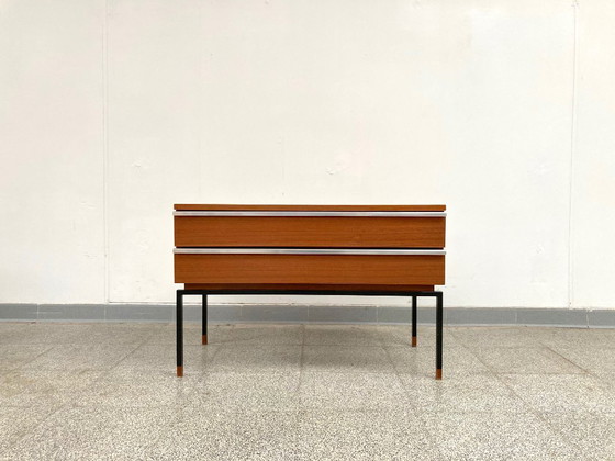 Image 1 of Vintage mid-century modular teak side cabinets/chest of drawers