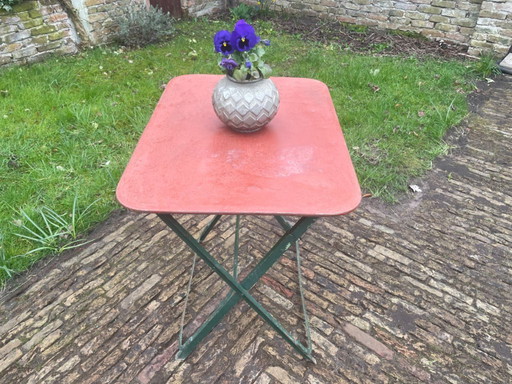 Folding table Garden table French antique