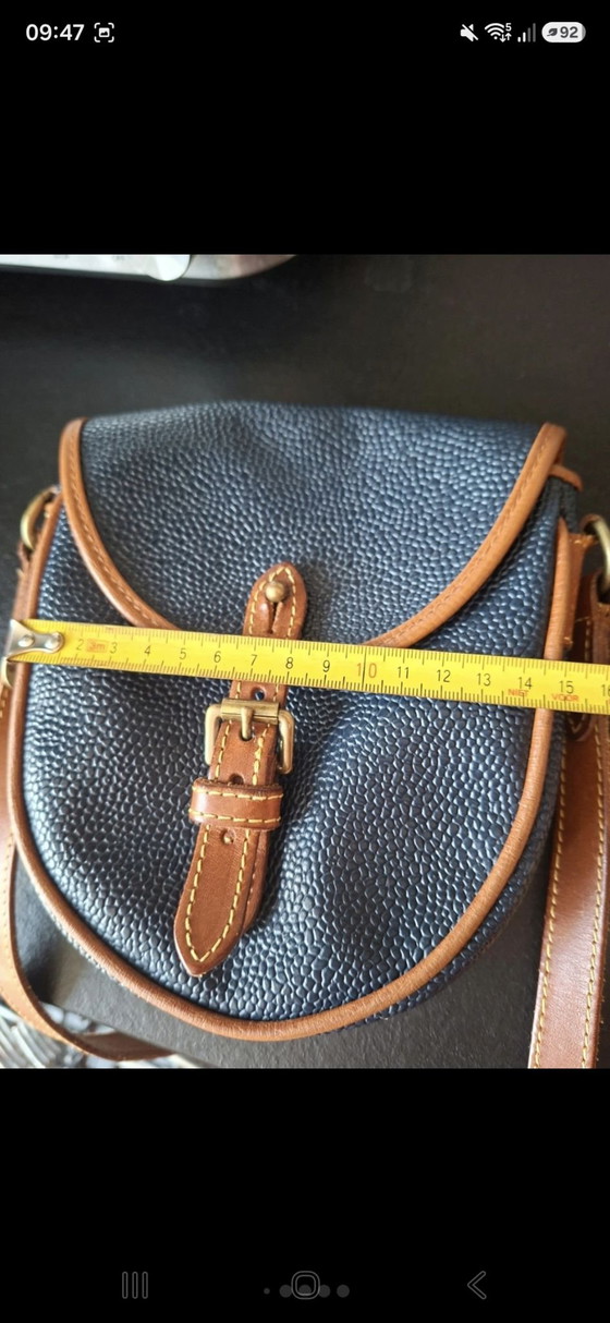 Borsa a tracolla piccola vintage Mulberry Scotchgrain stile saddlebag – Borse a tracolla, Pelle, Tessile (photo 10 of 12)