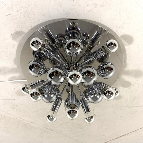Image 1 of Lampada da parete e soffitto Cosack Sputnik cromata, anni '60
