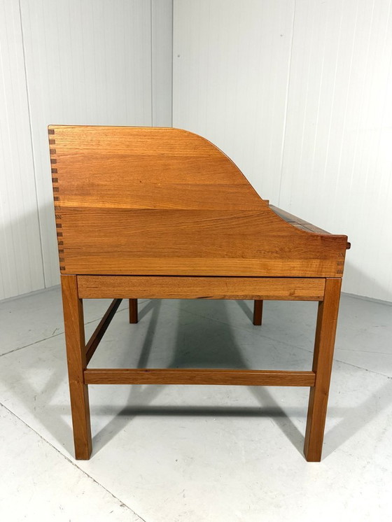 Image 1 of Escritorio de teca de Andreas Hansen para Hadsten Træindustri, Dinamarca 1980