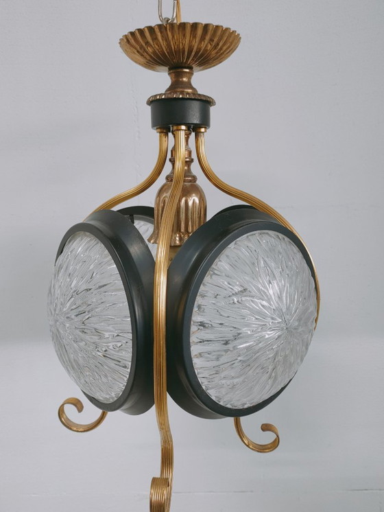 Image 1 of Hermosa lámpara de techo de araña de los años 60