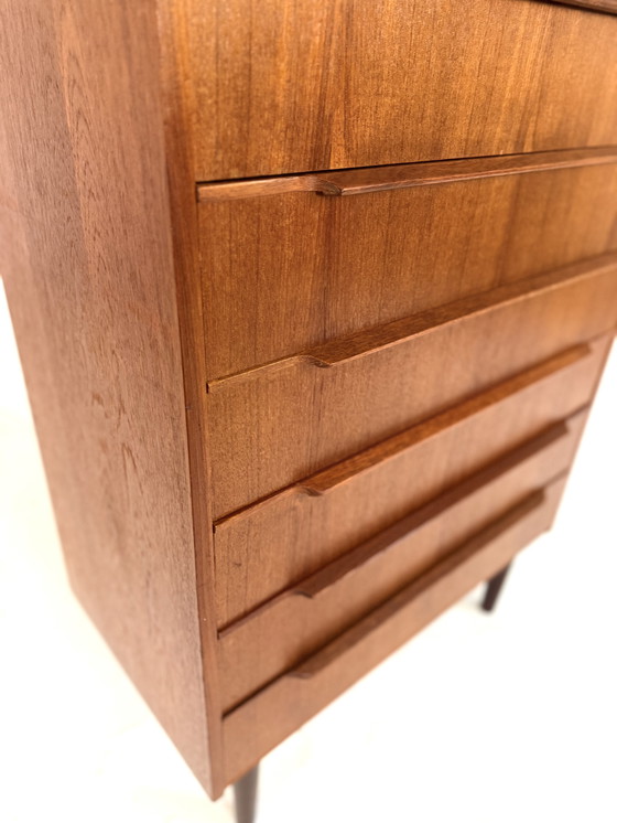 Image 1 of Commode vintage XL danoise en teck, années 60