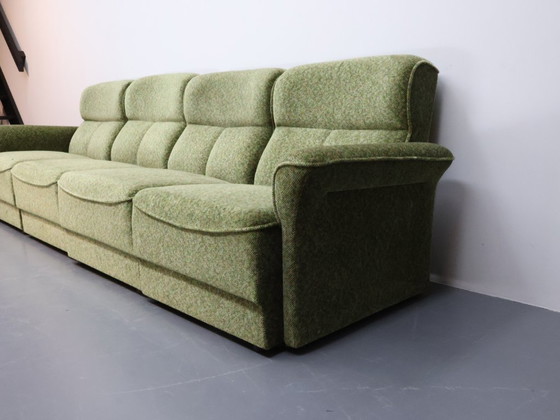 Image 1 of Vintage modulebank | 4-Delig | Top staat | Groen