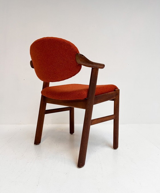 Image 1 of Satz neu bezogener dänischer Designstühle von Schou Anderson, 1960er Jahre