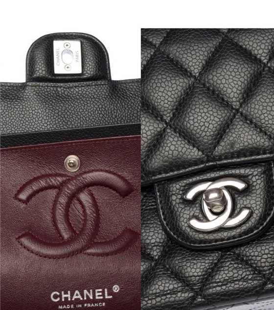 Image 1 of Borsa CHANEL Timeless/Classique en Cuir Noir - 103459