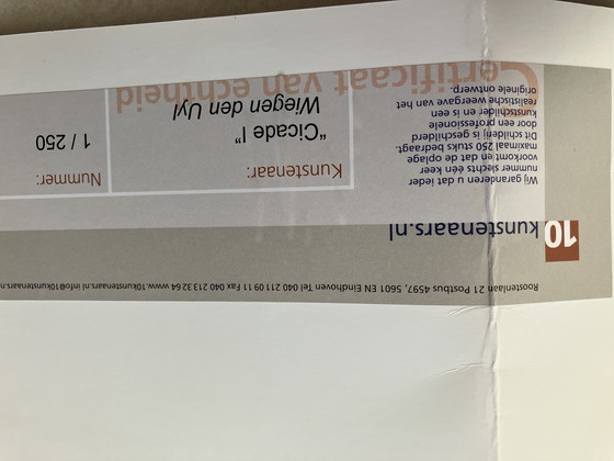 Image 1 of Kunst schilderij van Wiegen den Uyl