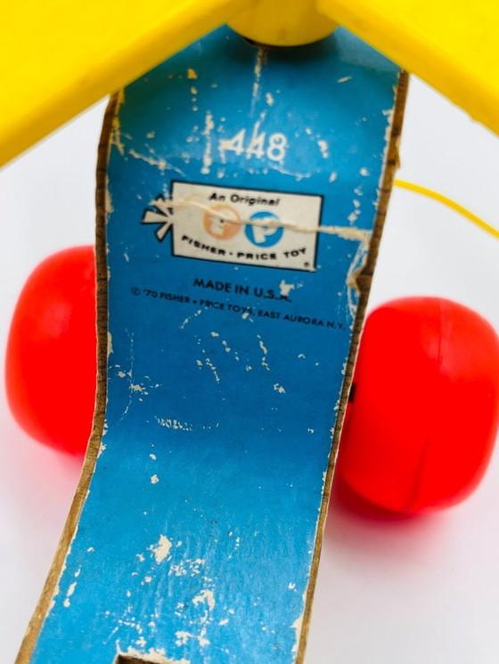 Image 1 of Lot de 4 jouets en bois Fisher-price années 60