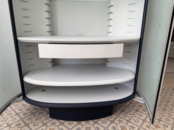 Acerbis Blue Moon 95 – Roberto Lazzeroni 1993 – Rare Design Display Cabinet – Mdf (photo 3 of 6)