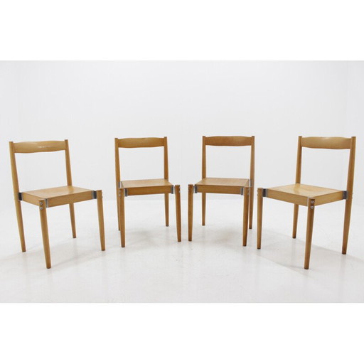 Set di 4 sedie di Miroslav Navrátil - anni '60