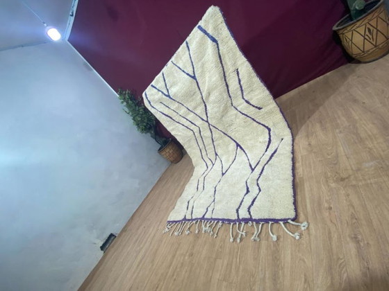 Image 1 of Tapis Beni Ouarain en laine authentisch 250cmx150cm