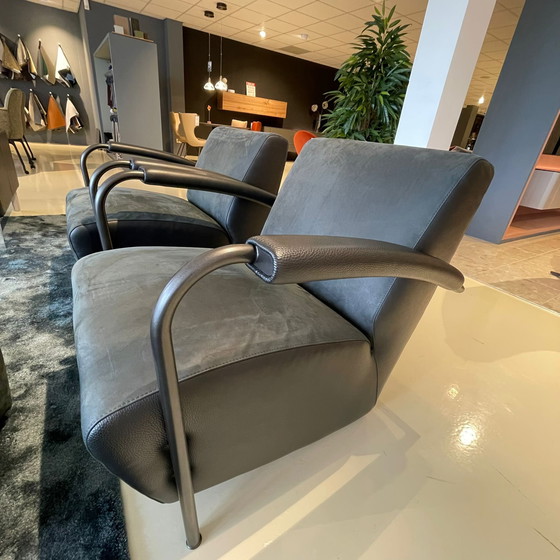 Image 1 of Leolux Scylla Sessel mit Hocker (2er-Set)