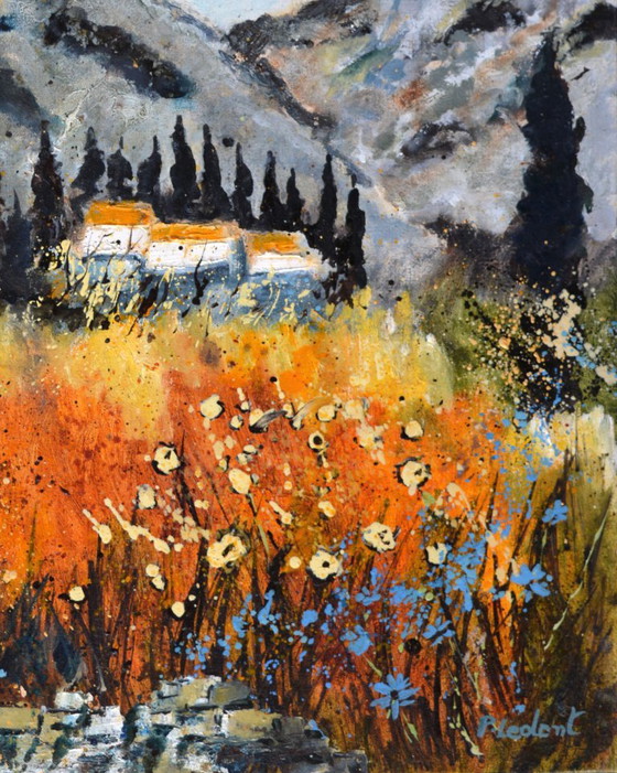 Afgelegen huizen in de Provence – A. Colant, Kunst, Canvas (photo 4 of 5)