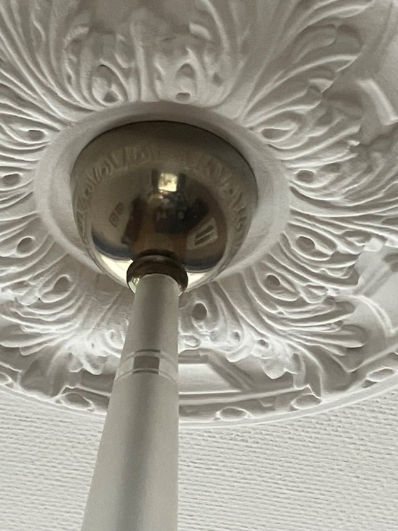 Image 1 of Art Deco pendant lamp glass and metal