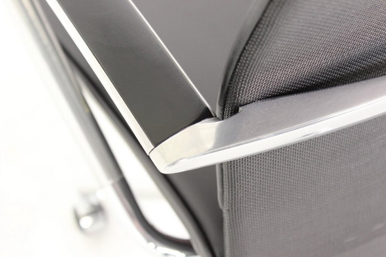 wie Neu! Art Collection Executive Desk Chair, Luxus Schreibtischstuhl Premium Leder, Chrom, Aluminium (photo 10 of 18)
