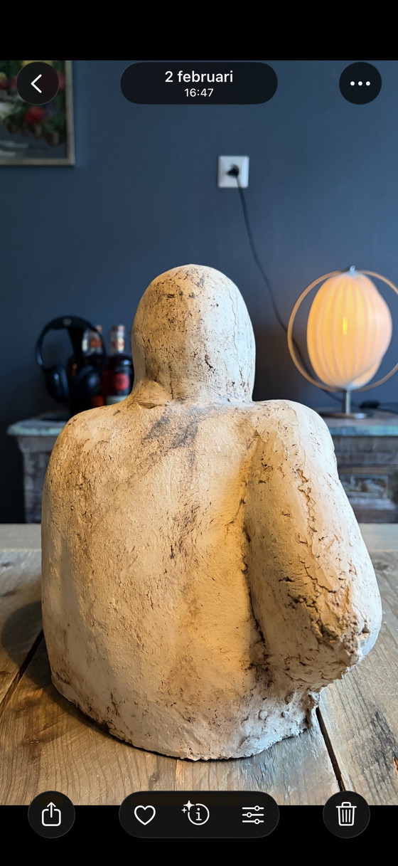 Image 1 of Scultura in ceramica di Sjer Jacobs "Running Man"